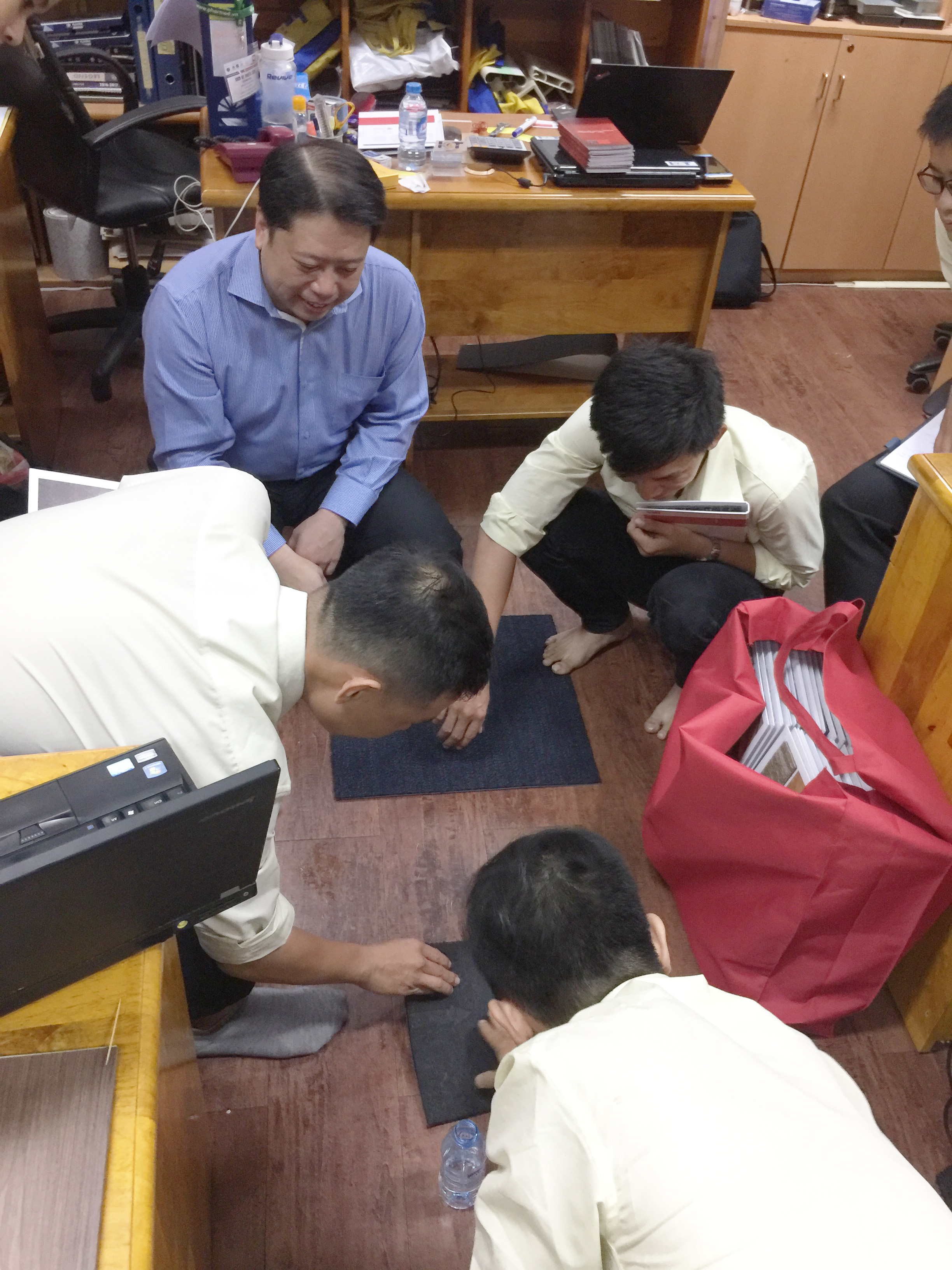 Carpet training with Mr.Lincoln Lim - Singapore