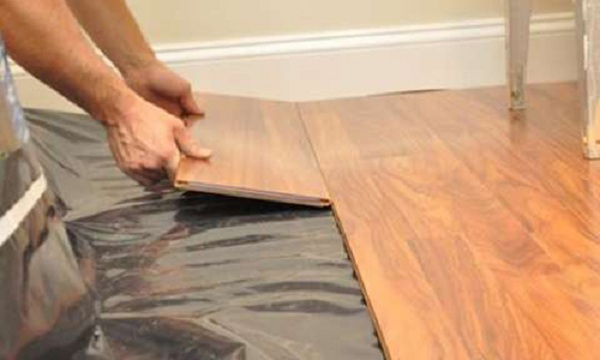 Thi công sàn nhựa giả gỗ 