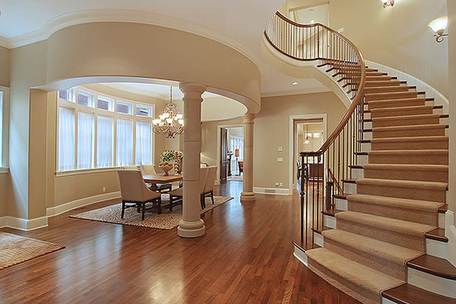 Thảm trải sàn cầu thang đẹp, sang trọng nhà ở