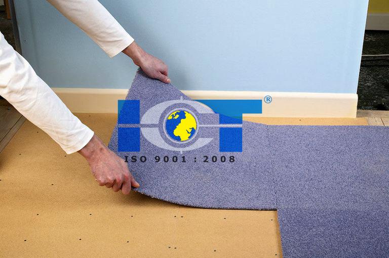 Thi công trải thảm SUNINOE cho nhà bếp